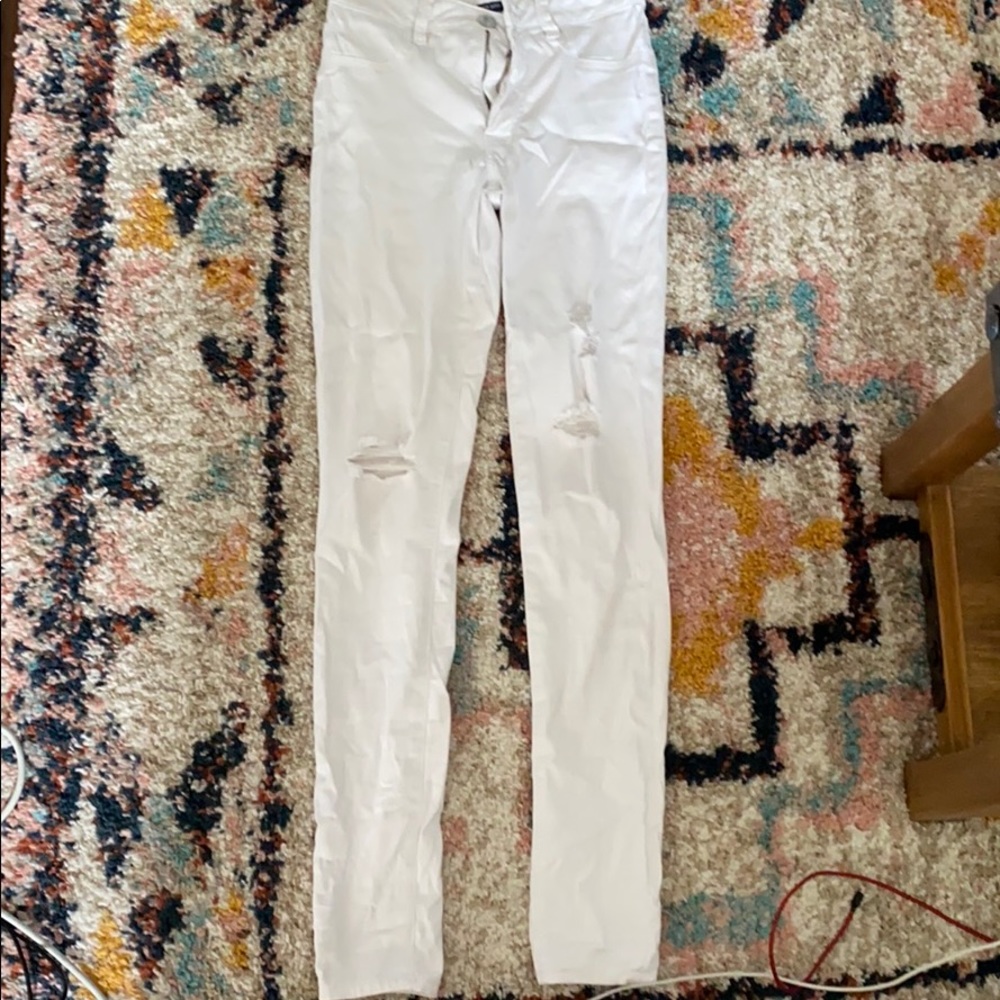 White jegging